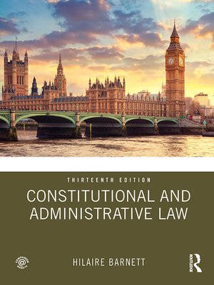 cover image of Constitutional and Administrative Law